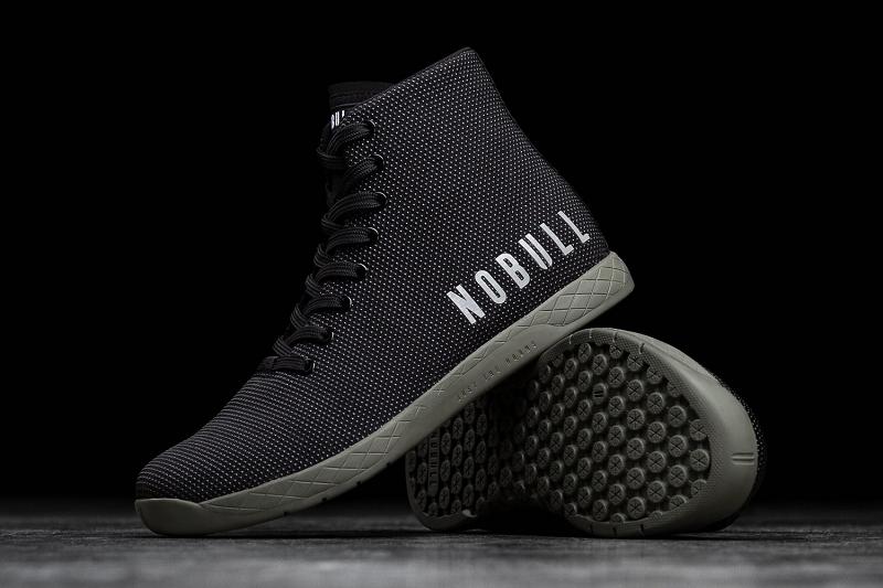 Women's Nobull High-Top Ivy Trainers Black | SG Y2875X